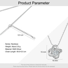 Load image into Gallery viewer, Silver Infinity Necklace