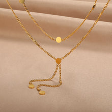 Load image into Gallery viewer, Festive Dangle Layered Necklace