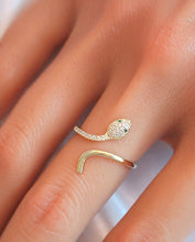 Load image into Gallery viewer, Slytherin Adjustable Ring