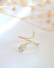 Load image into Gallery viewer, Slytherin Adjustable Ring