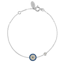 Load image into Gallery viewer, Evil Eye Bracelet - Silver - LeyeF Co. Global Jewelry & Accessories