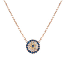 Load image into Gallery viewer, Evil Eye Necklace - Rosegold - LeyeF Co. Global Jewelry & Accessories