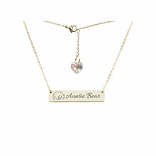 Load image into Gallery viewer, Swarovski Crystal Bar Necklace - LeyeF Co. Global Jewelry & Accessories