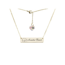 Load image into Gallery viewer, Swarovski Crystal Bar Necklace - LeyeF Co. Global Jewelry & Accessories