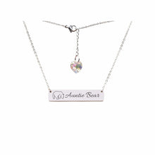 Load image into Gallery viewer, Swarovski Crystal Bar Necklace - LeyeF Co. Global Jewelry & Accessories