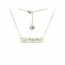 Load image into Gallery viewer, Swarovski Crystal Bar Necklace - LeyeF Co. Global Jewelry & Accessories