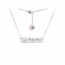 Load image into Gallery viewer, Swarovski Crystal Bar Necklace - LeyeF Co. Global Jewelry & Accessories