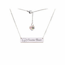 Load image into Gallery viewer, Swarovski Crystal Bar Necklace - LeyeF Co. Global Jewelry & Accessories