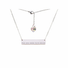 Load image into Gallery viewer, Swarovski Crystal Bar Necklace - LeyeF Co. Global Jewelry & Accessories