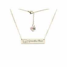 Load image into Gallery viewer, Swarovski Crystal Bar Necklace - LeyeF Co. Global Jewelry & Accessories