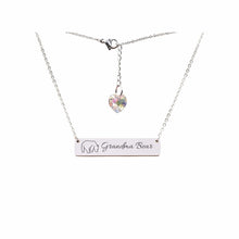 Load image into Gallery viewer, Swarovski Crystal Bar Necklace - LeyeF Co. Global Jewelry & Accessories