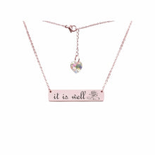 Load image into Gallery viewer, Swarovski Crystal Bar Necklace - LeyeF Co. Global Jewelry & Accessories