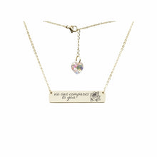 Load image into Gallery viewer, Swarovski Crystal Bar Necklace - LeyeF Co. Global Jewelry & Accessories