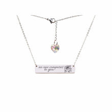 Load image into Gallery viewer, Swarovski Crystal Bar Necklace - LeyeF Co. Global Jewelry & Accessories