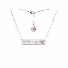Load image into Gallery viewer, Swarovski Crystal Bar Necklace - LeyeF Co. Global Jewelry & Accessories