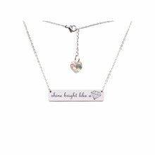 Load image into Gallery viewer, Swarovski Crystal Bar Necklace - LeyeF Co. Global Jewelry & Accessories