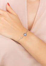 Load image into Gallery viewer, Evil Eye Bracelet - Silver - LeyeF Co. Global Jewelry & Accessories