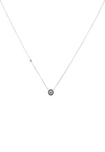 Load image into Gallery viewer, Evil Eye Necklace Silver - LeyeF Co. Global Jewelry & Accessories