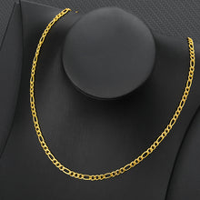 Load image into Gallery viewer, Figaro Link Chain Necklace Gold / 21 plus 10CM