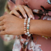 Load image into Gallery viewer, Bracelet - Women's Beaded Bracelet | Pearl, Amethyst, Labradorite Gemstones