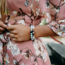 Load image into Gallery viewer, Bracelet - Women's Beaded Bracelet | Pearl, Aquamarine, Agate Gemstones