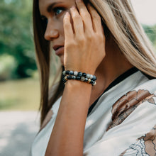 Load image into Gallery viewer, Bracelet - Women's Beaded Bracelet | Agate, Hematite Gemstones