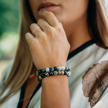 Load image into Gallery viewer, Bracelet - Women's Beaded Bracelet | Agate, Hematite Gemstones