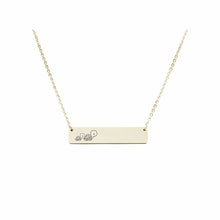 Load image into Gallery viewer, Mama Bear Customizable Necklace Gold / MAMA TURTLE OF 1