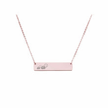 Load image into Gallery viewer, Mama Bear Customizable Necklace Rose Gold / MAMA TURTLE OF 1