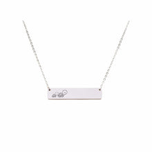 Load image into Gallery viewer, Mama Bear Customizable Necklace Silver / MAMA TURTLE OF 1