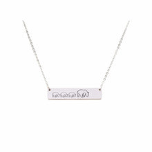 Load image into Gallery viewer, Mama Bear Customizable Necklace Silver / MAMA BEAR OF 3