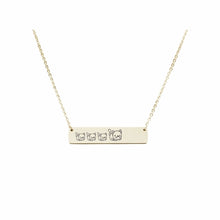 Load image into Gallery viewer, Mama Bear Customizable Necklace Gold / MAMA CAT OF 3
