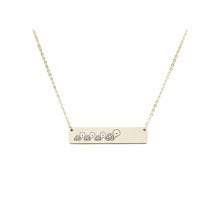 Load image into Gallery viewer, Mama Bear Customizable Necklace Gold / MAMA TURTLE OF 3