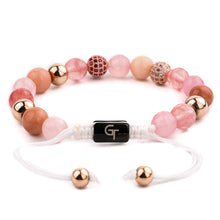 Load image into Gallery viewer, Bracelet - Women's Beaded Bracelet | Pearl, Amethyst, Labradorite Gemstones