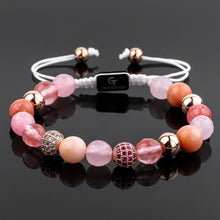 Load image into Gallery viewer, Bracelet - Women's Beaded Bracelet | Pearl, Amethyst, Labradorite Gemstones