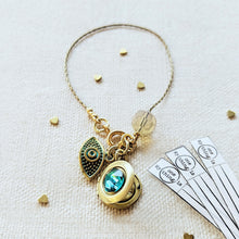 Load image into Gallery viewer, majestic eye locket bracelet