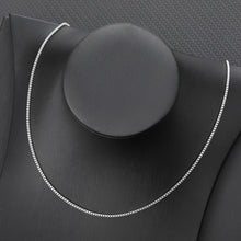 Load image into Gallery viewer, Box Chain Necklace Silver Color / United States / 55CM(21.7 Inch)