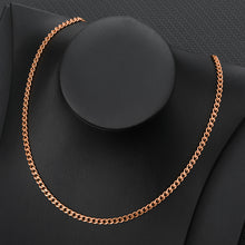 Load image into Gallery viewer, Cuban Chain Necklace Rose Gold / 60CM (23.6 Inch)