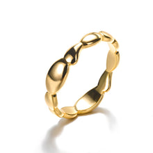 Load image into Gallery viewer, Oval Bubble Ring 6 / Gold