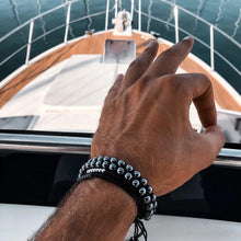 Load image into Gallery viewer, Bracelet - HEMATITE Bracelet Double (12mm)