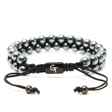 Load image into Gallery viewer, Bracelet - HEMATITE Double