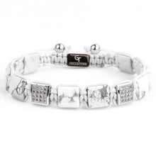 Load image into Gallery viewer, Bracelet - Howlite Flatbead