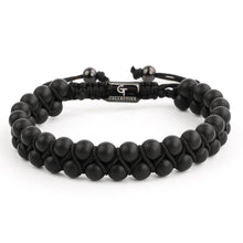 Load image into Gallery viewer, Bracelet - MATTE ONYX Bracelet Double