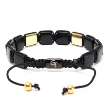 Load image into Gallery viewer, Bracelet - Matte Onyx Flatbead
