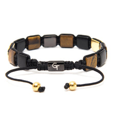 Load image into Gallery viewer, Bracelet - Tiger Eye Flatbead