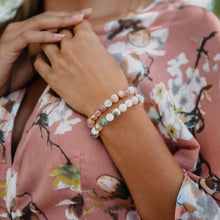 Load image into Gallery viewer, Bracelet - Women's Beaded Bracelet | Labradorite, Howlite Gemstones