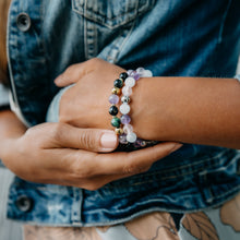 Load image into Gallery viewer, Bracelet - Women's Beaded Bracelet | Pearl, Amethyst, Rose Quartz Gemstones