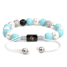 Load image into Gallery viewer, Women's Beaded Bracelet | Pearl, Aquamarine, Agate Gemstones - LeyeF Co. Global Jewelry & Accessories