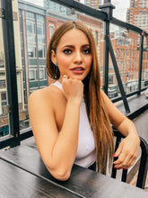 Load image into Gallery viewer, Square Turquoise Drop Earrings - LeyeF Co. Global Jewelry & Accessories