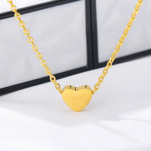 Load image into Gallery viewer, Heart Solid Pendant Necklace - LeyeF Co. Global Jewelry & Accessories